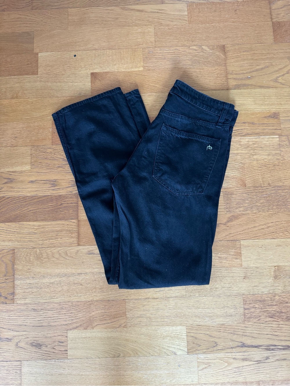 Rag & Bone Fit 4 Featherweight Black Jeans - Picture 3 of 5